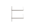 FRAMA - Shelf Library Add-on Hanger Section | Stainless Steel | H108.4 / W80