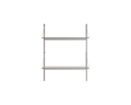 FRAMA - Shelf Library Hanger Section | Stainless Steel | H108.4 / W80