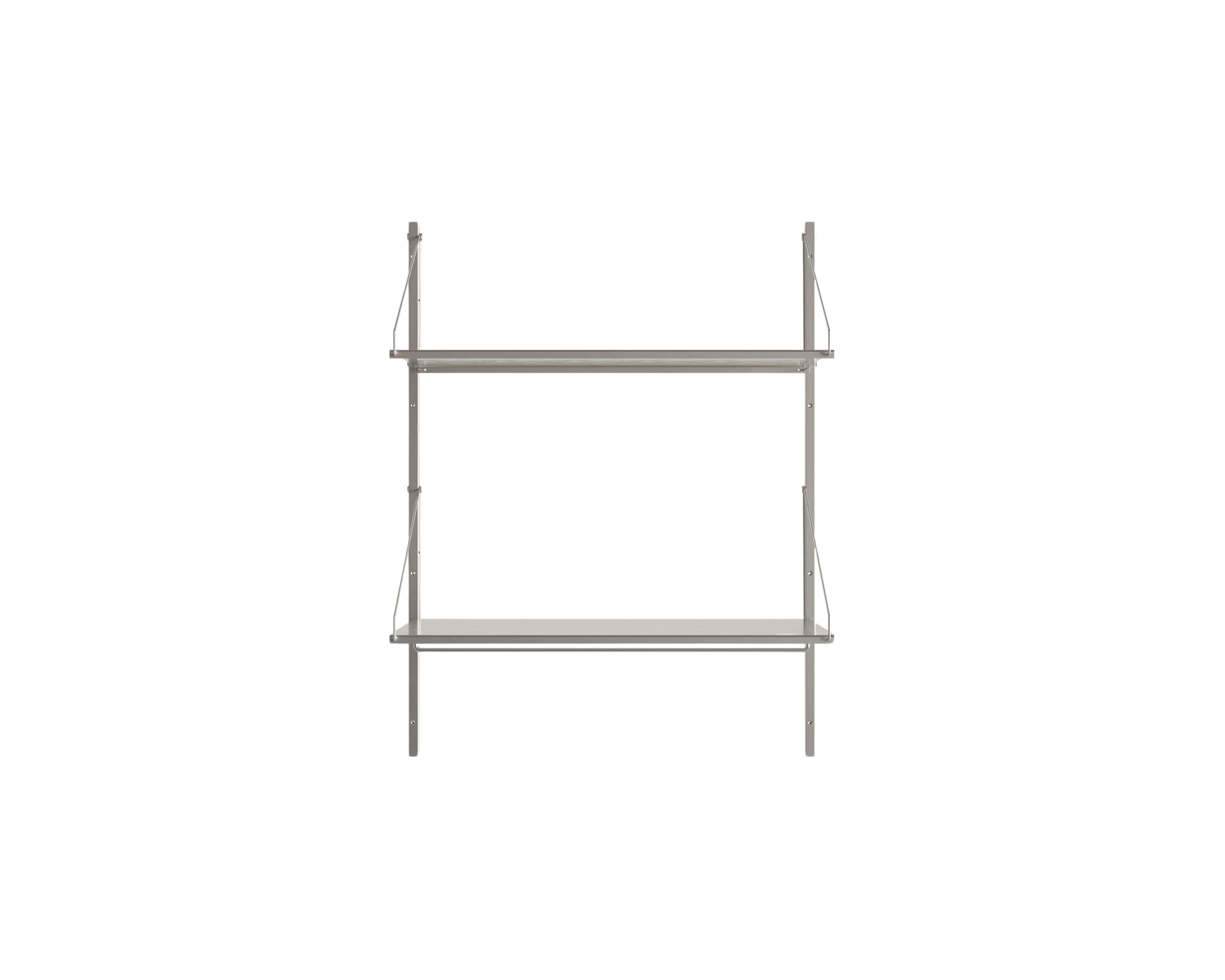 FRAMA - Shelf Library Hanger Section | Stainless Steel | H108.4 / W80