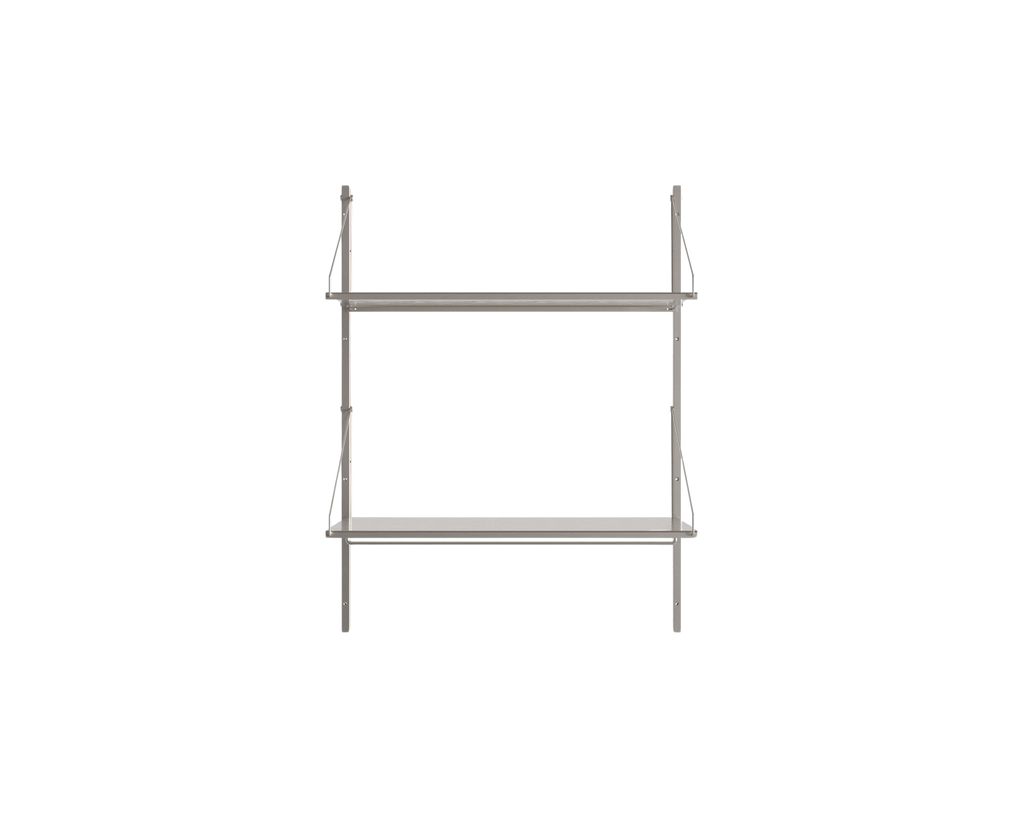 FRAMA - Shelf Library Hanger Section | Stainless Steel | H108.4 / W80 FRAMA