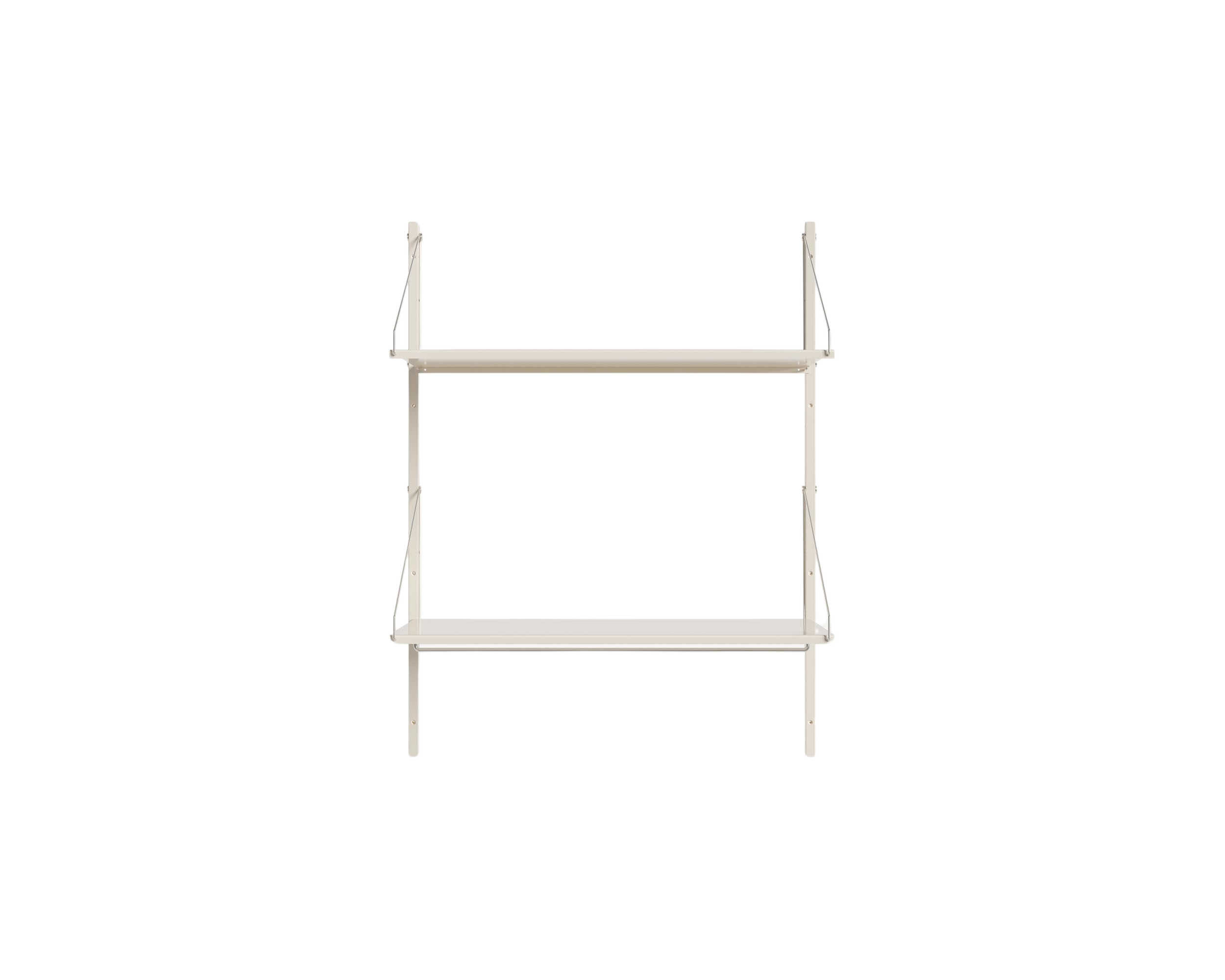 FRAMA - Shelf Library Hanger Section | Warm White Steel | H108.4 / W80