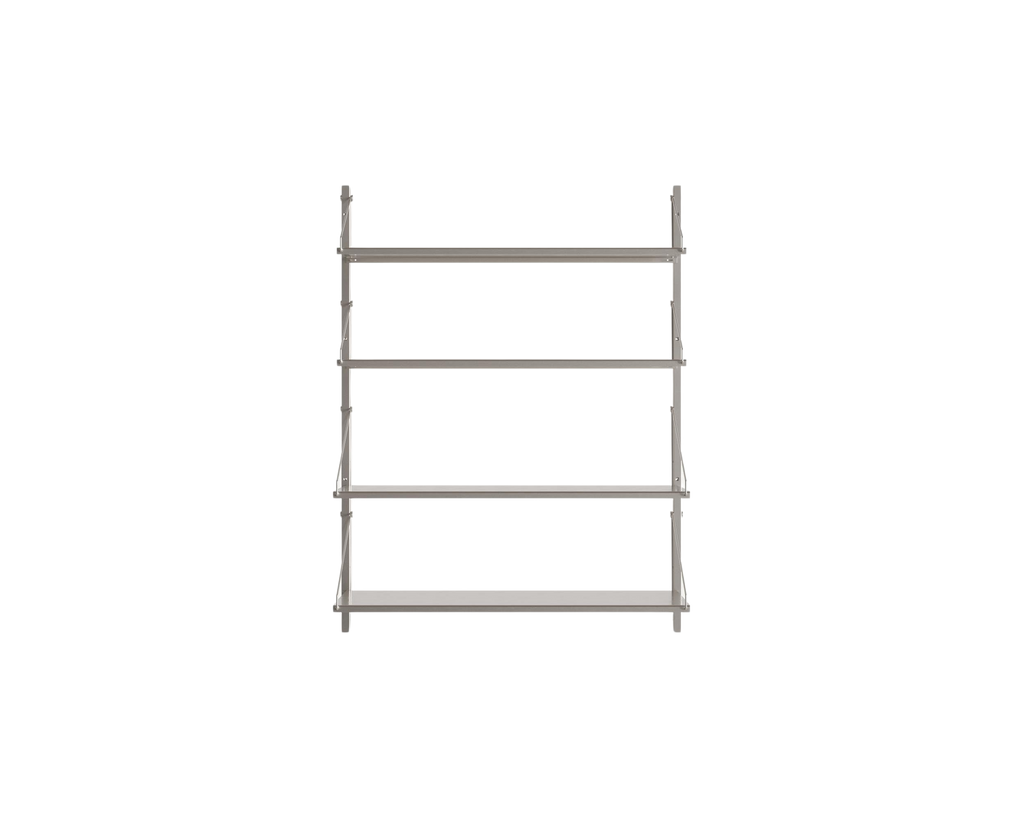 FRAMA - Shelf Library Single Section | Stainless Steel | H108.4 / W80 FRAMA