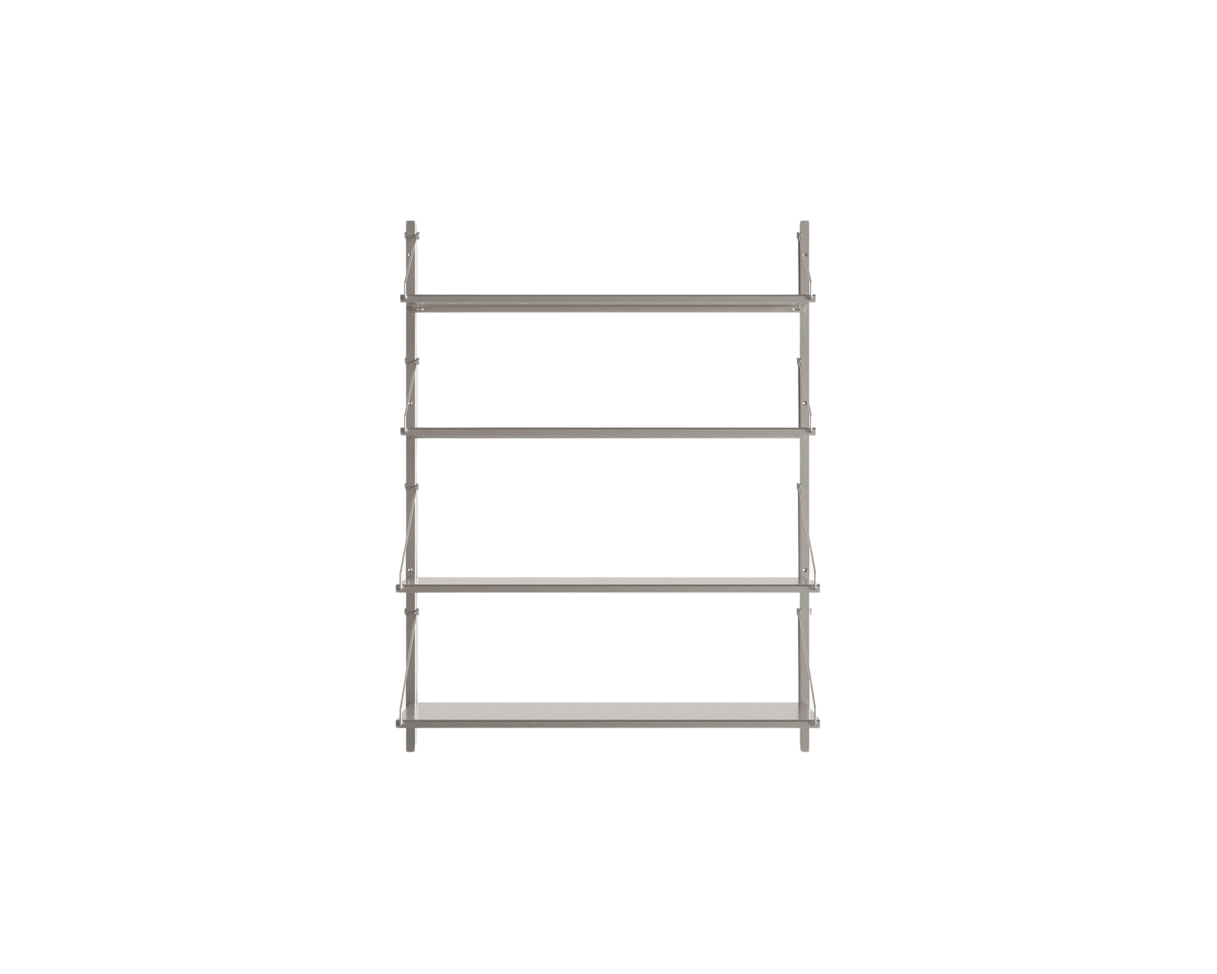 FRAMA - Shelf Library Single Section | Stainless Steel | H108.4 / W80