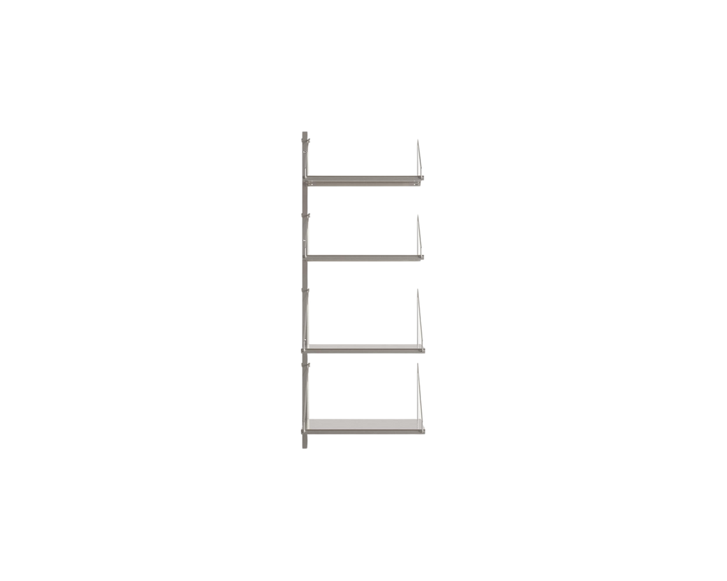 FRAMA - Shelf Library Add-on Section | Stainless Steel | H108.4 / W40