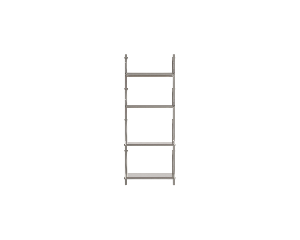 FRAMA - Shelf Library Single Section | Stainless Steel | H108.4 / W40