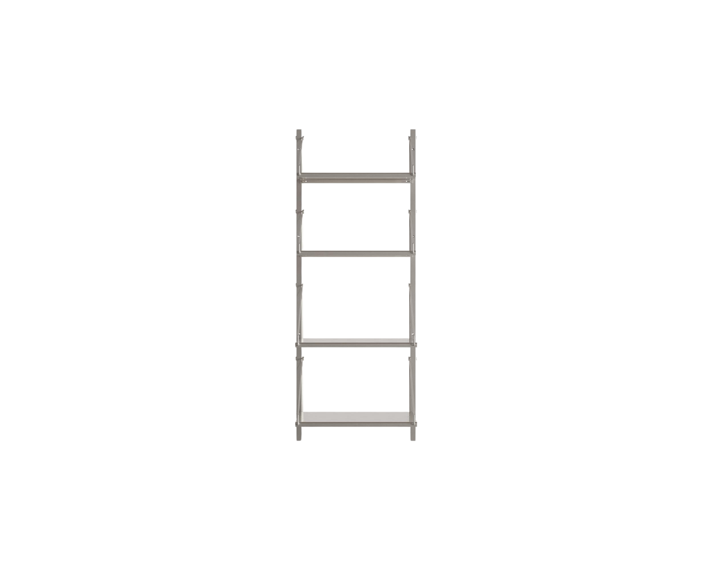 FRAMA - Shelf Library Single Section | Stainless Steel | H108.4 / W40