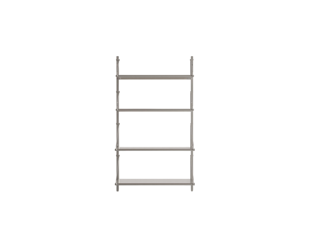FRAMA - Shelf Library Single Section | Stainless Steel | H108.4 / W60
