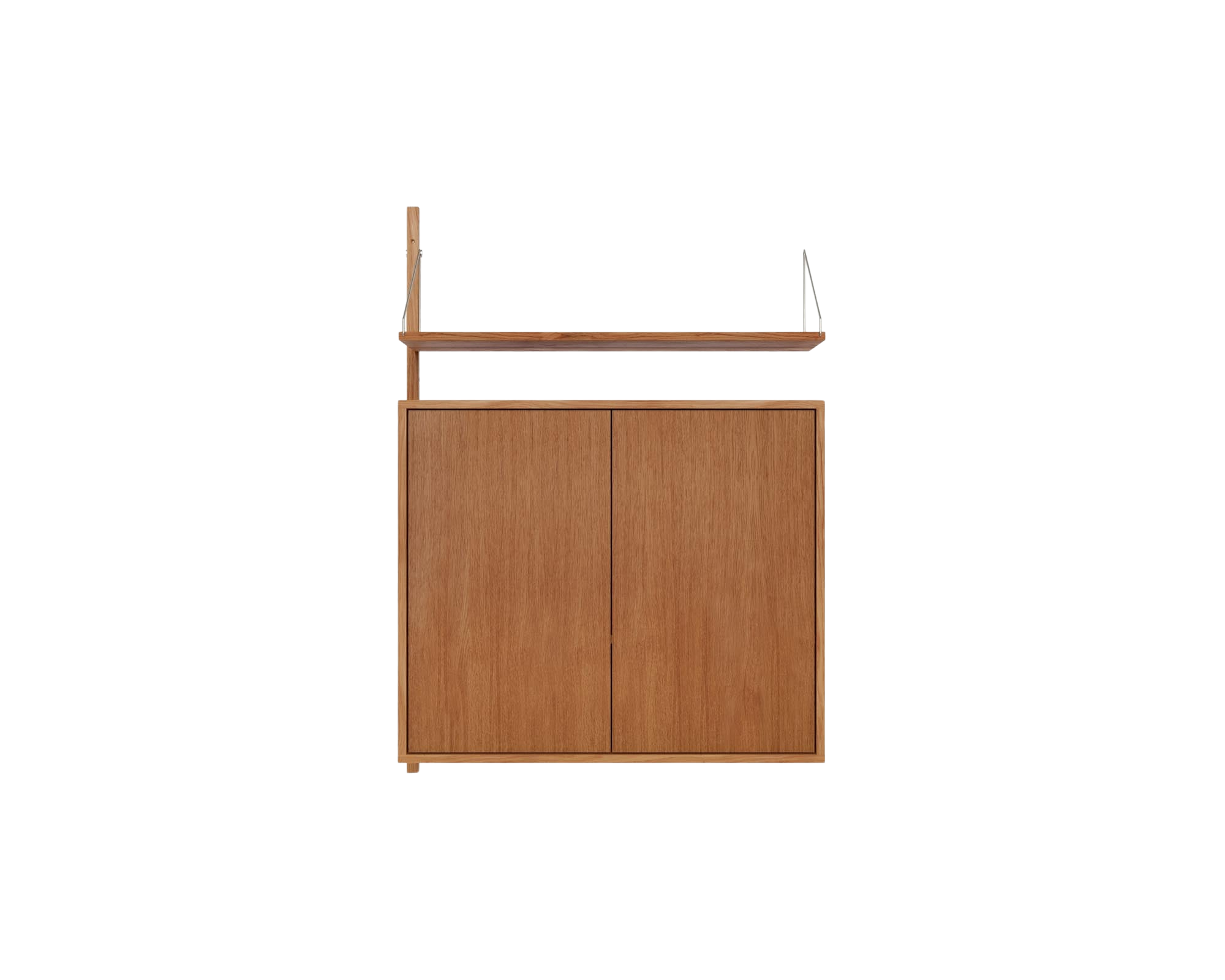 FRAMA - Shelf Library Medium Cabinet Add-on Section | Natural Oak | H114.8 / W80