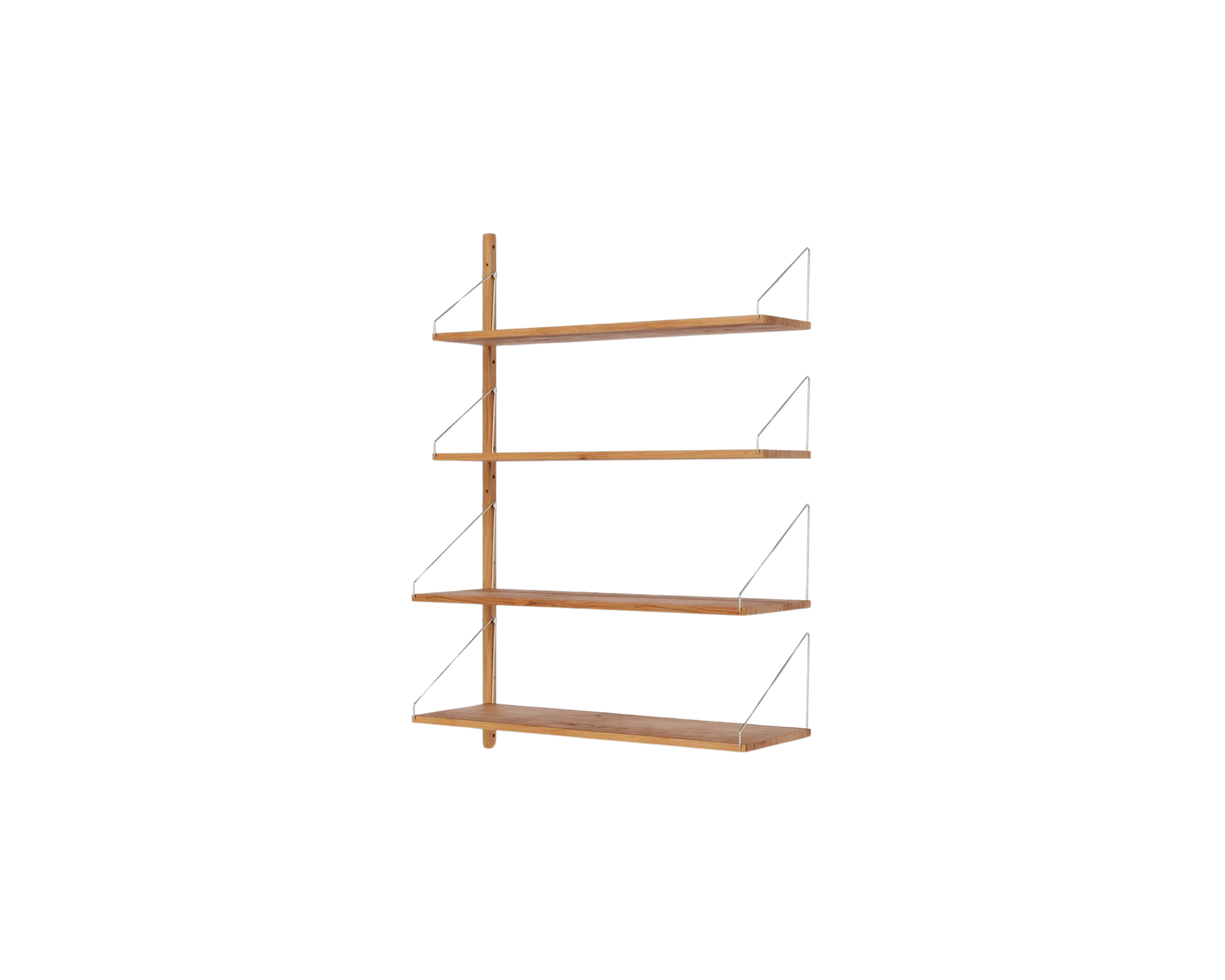 FRAMA - Shelf Library Add-on Section | Natural Oak | H114.8 / W80