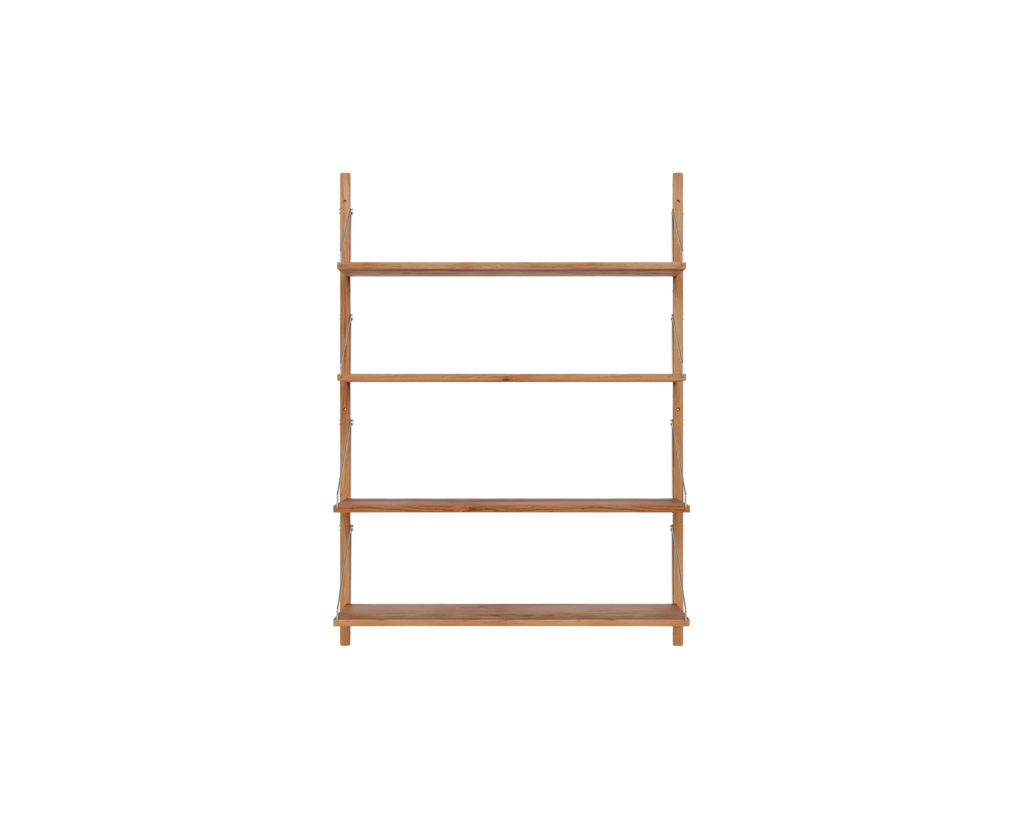 FRAMA - Shelf Library Single Section | Natural Oak | H114.8 / W80 FRAMA