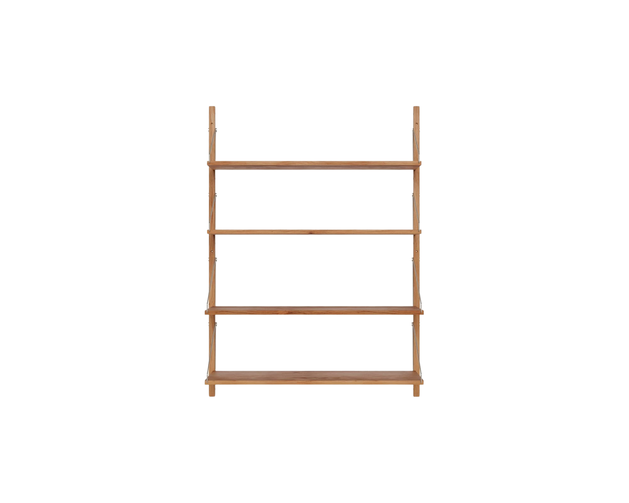 FRAMA - Shelf Library Single Section | Natural Oak | H114.8 / W80