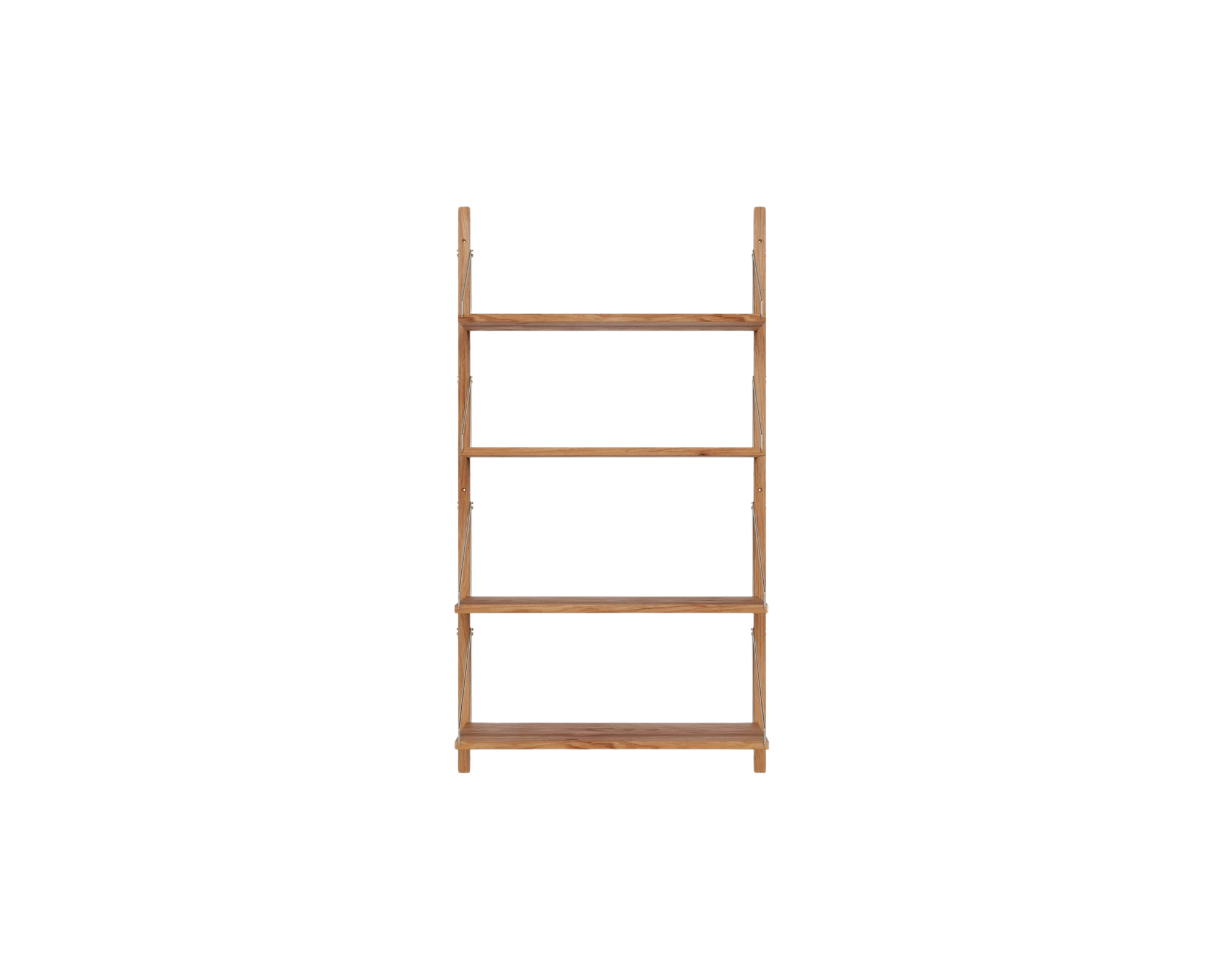 FRAMA - Shelf Library Single Section | Natural Oak | H114.8 / W60