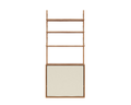 FRAMA - Shelf Library Canvas Cabinet Section | Natural Oak / Canvas | H185.2 / W80
