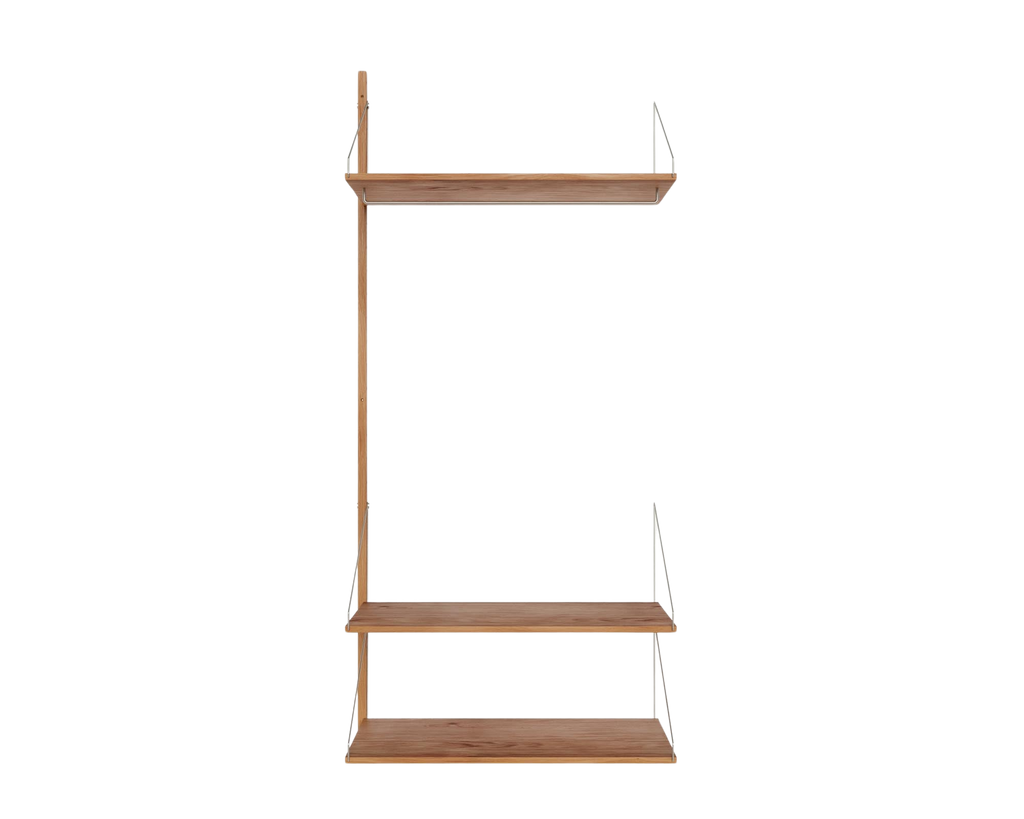 FRAMA - Shelf Library Add-on Hanger Section | Natural Oak | H185.2 / W80