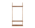 FRAMA - Shelf Library Hanger Section | Natural Oak | H185.2 / W80