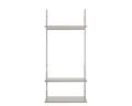 FRAMA - Shelf Library Hanger Section | Stainless Steel | H185.2 / W80
