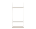 FRAMA - Shelf Library Hanger Section | Warm White Steel | H185.2 / W80 FRAMA