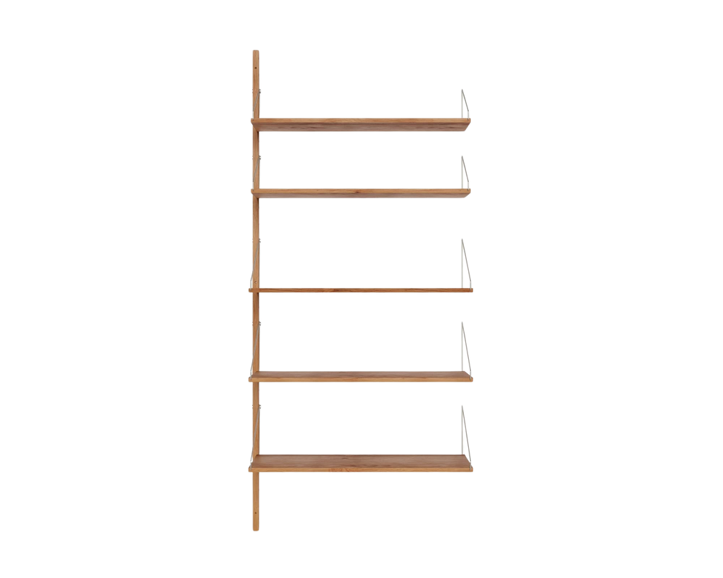 FRAMA - Shelf Library Add-on Section | Natural Oak | H185.2 / W80