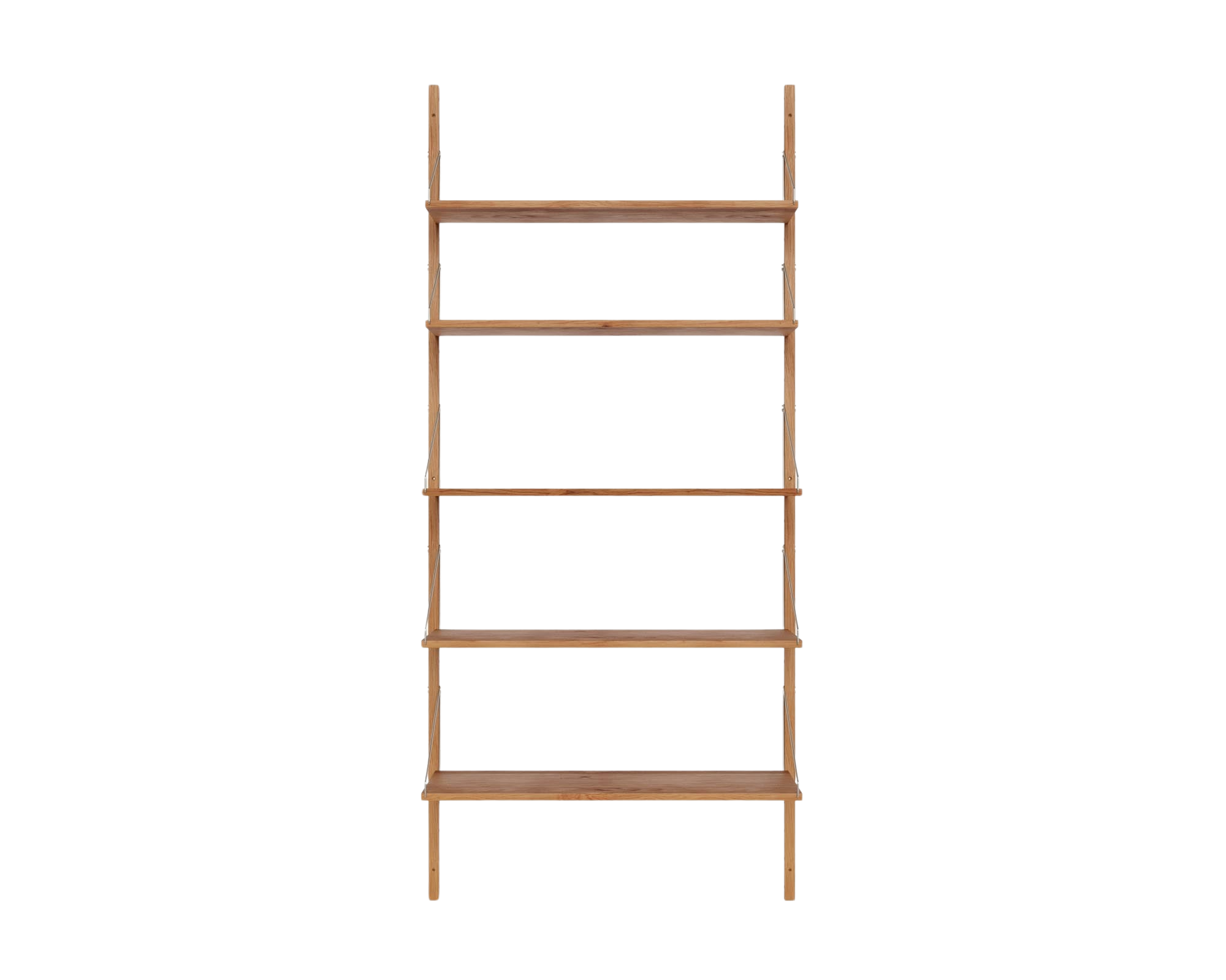 FRAMA - Shelf Library Single Section | Natural Oak | H185.2 / W80