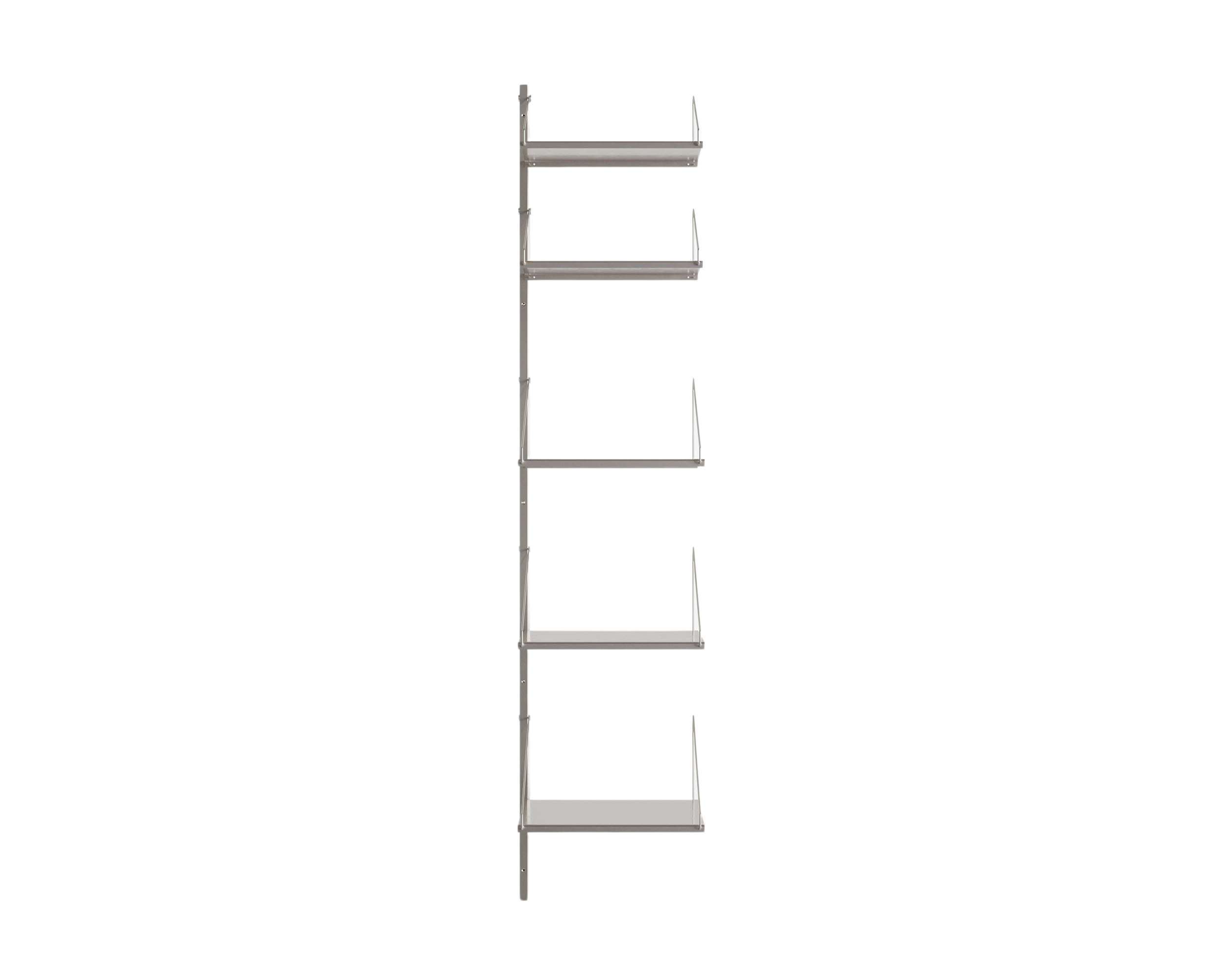 FRAMA - Shelf Library Add-on Section | Stainless Steel | H185.2 / W40