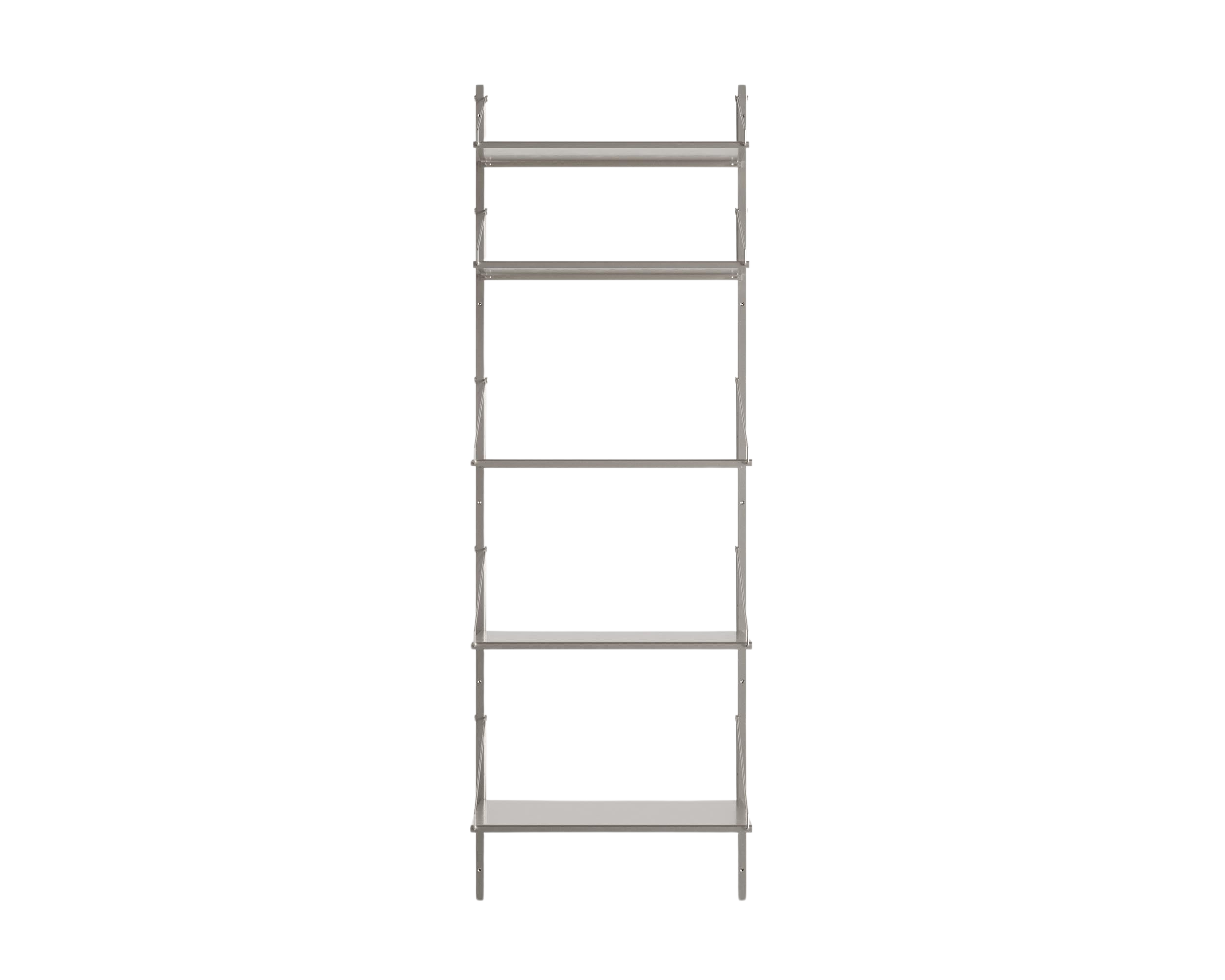 FRAMA - Shelf Library Single Section | Stainless Steel | H185.2 / W60 Frama