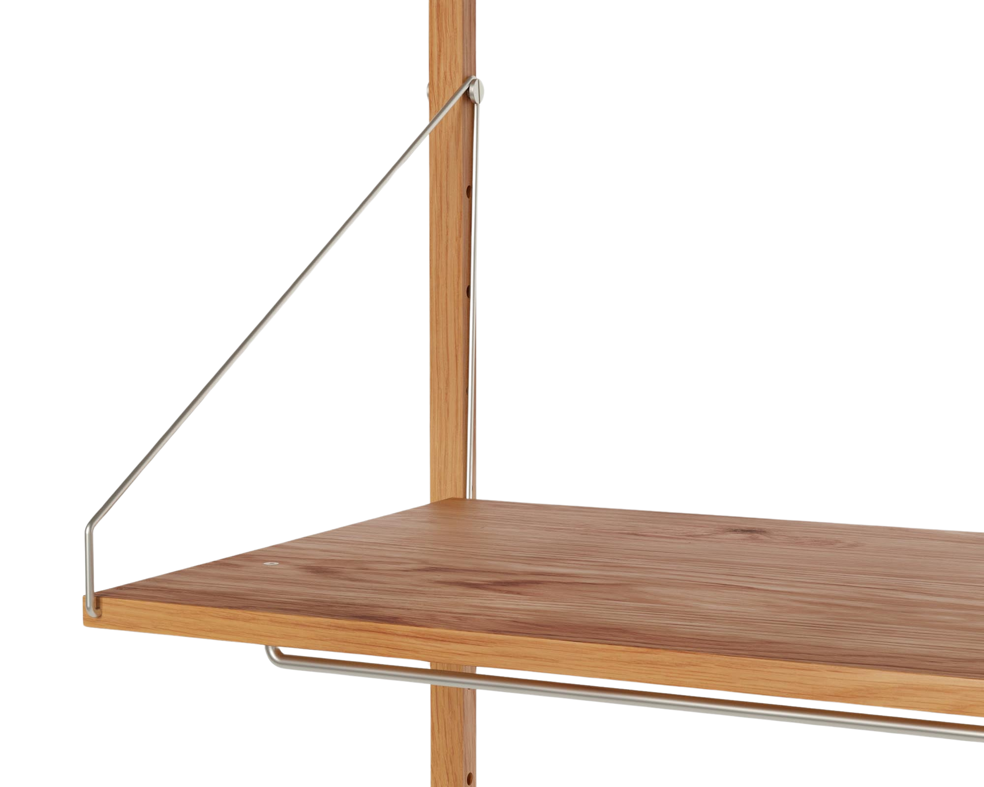 FRAMA - Shelf Library Add-on Hanger Section | Natural Oak | H114.8 / W80