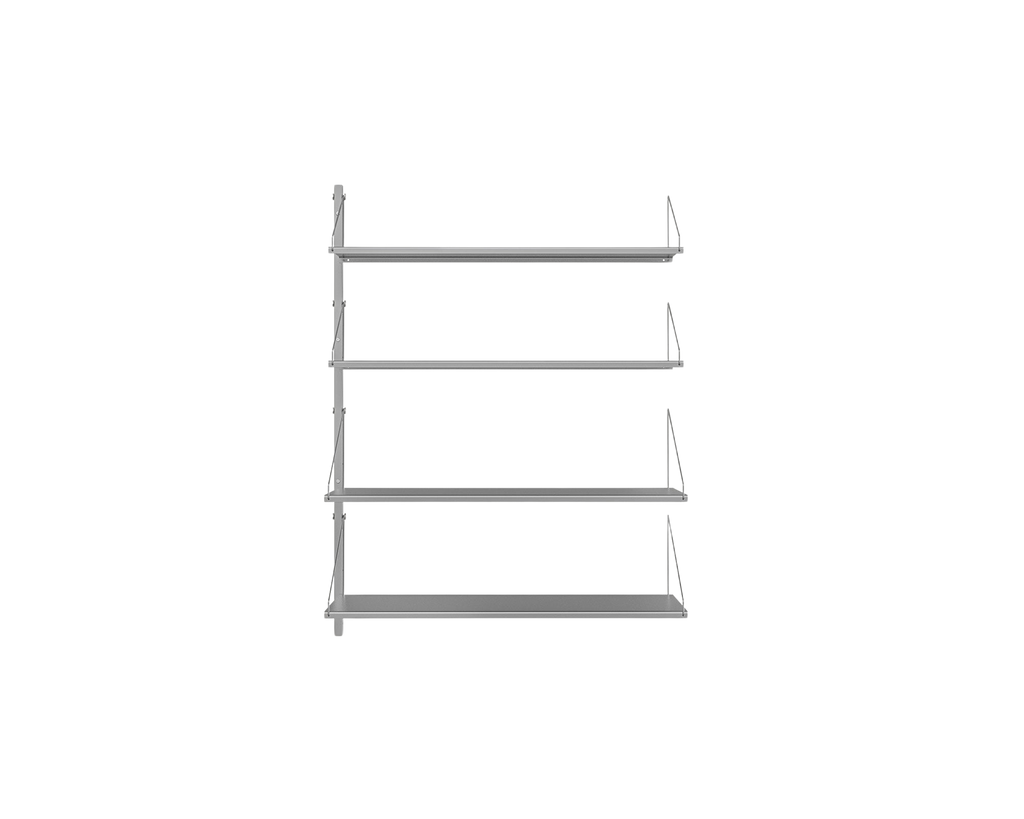 FRAMA - Shelf Library Add-on Section | Stainless Steel | H108.4 / W80