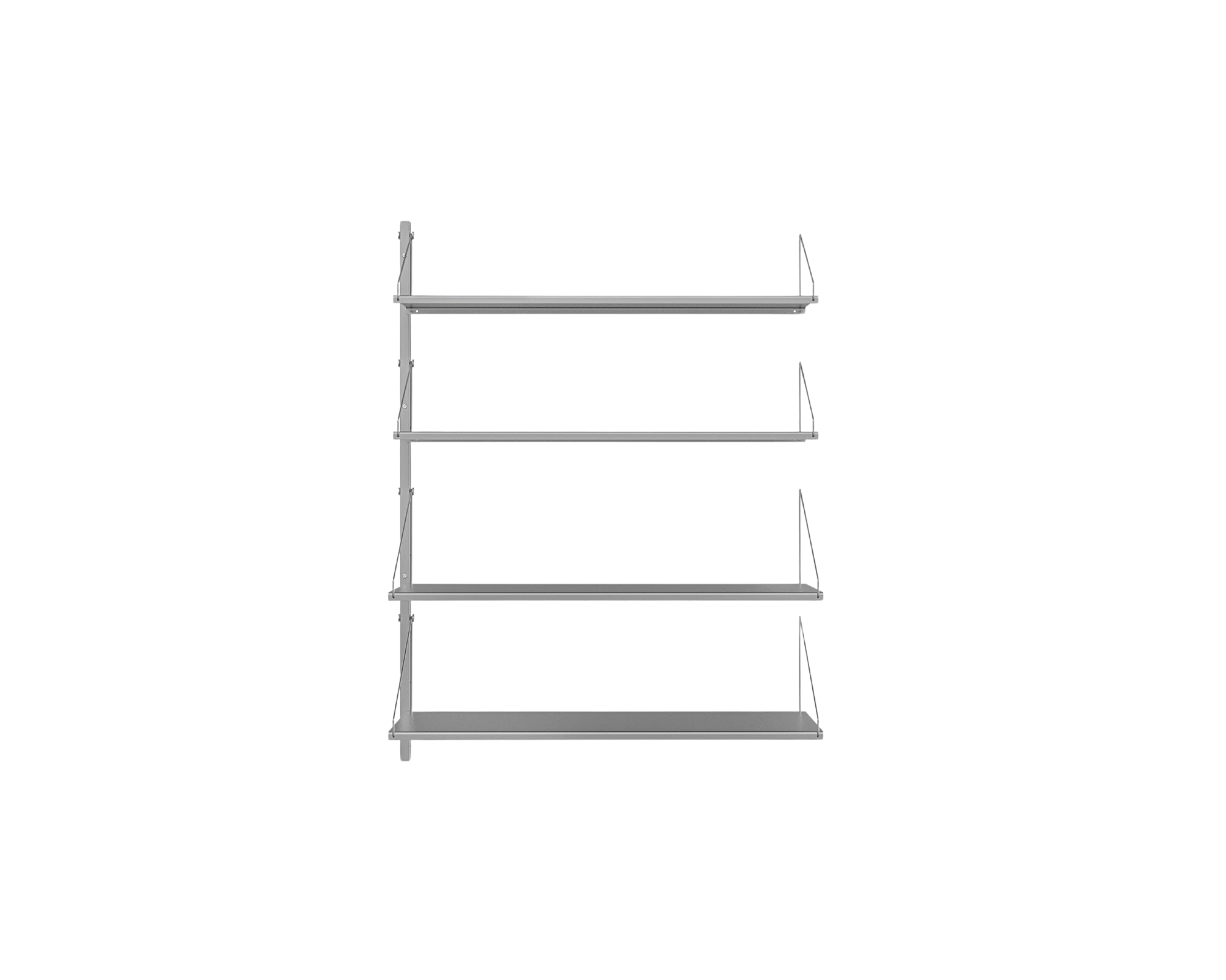 FRAMA - Shelf Library Add-on Section | Stainless Steel | H108.4 / W80