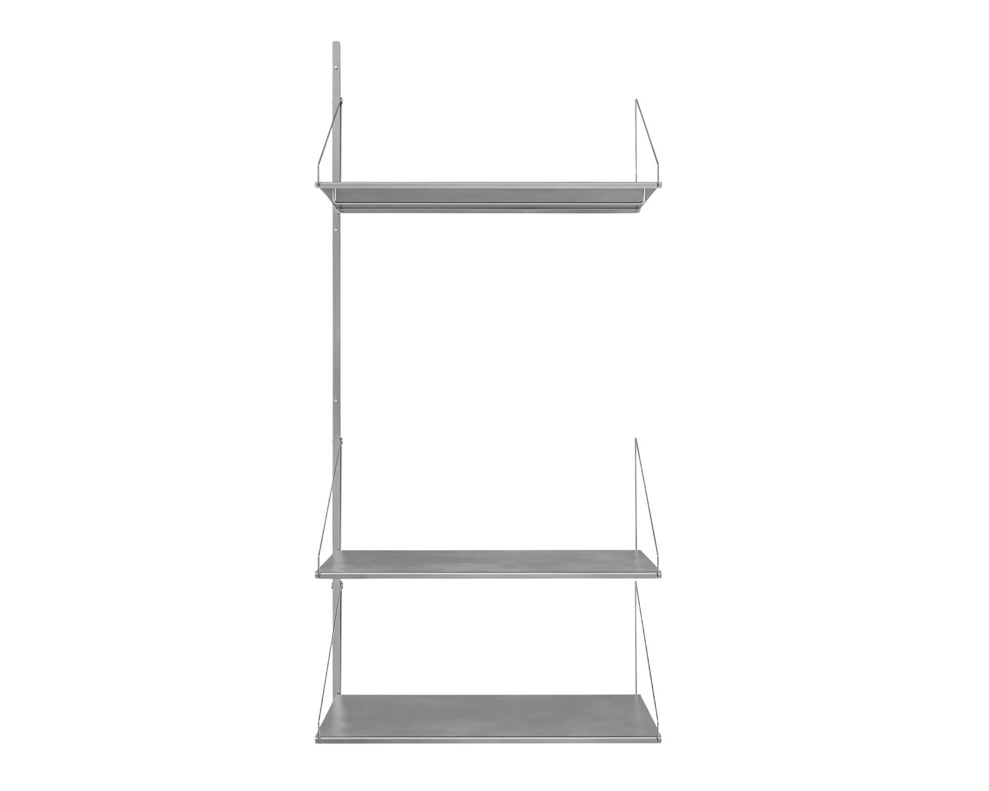 FRAMA - Shelf Library Add-on Hanger Section | Stainless Steel | H185.2 / W80