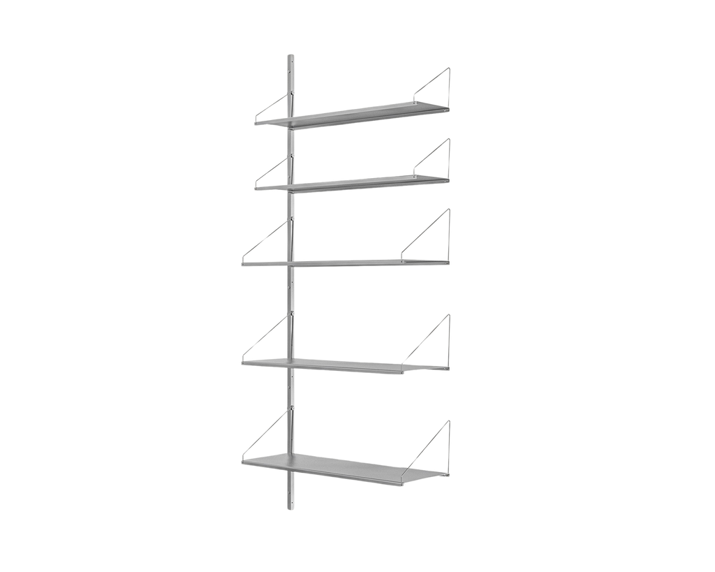 FRAMA - Shelf Library Add-on Section | Stainless Steel | H185.2 / W80