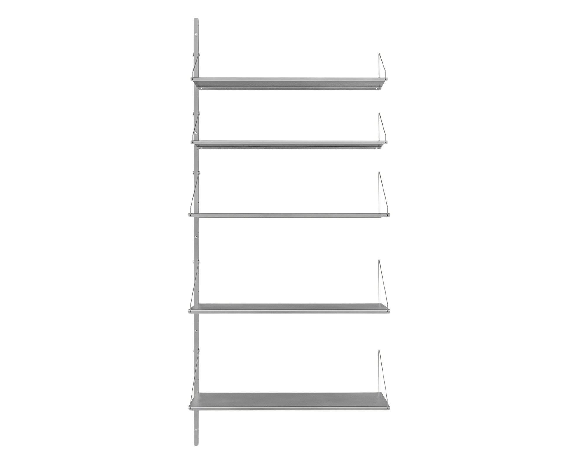 FRAMA - Shelf Library Add-on Section | Stainless Steel | H185.2 / W80