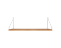 FRAMA - Single Shelf | Natural Oak / Stainless Steel | D20 / W60
