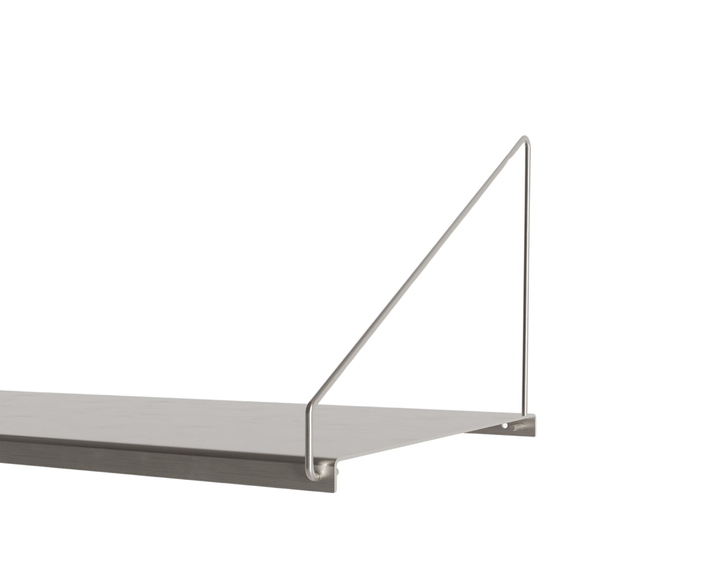 FRAMA - Shelf Library Single Section | Stainless Steel | H185.2 / W40