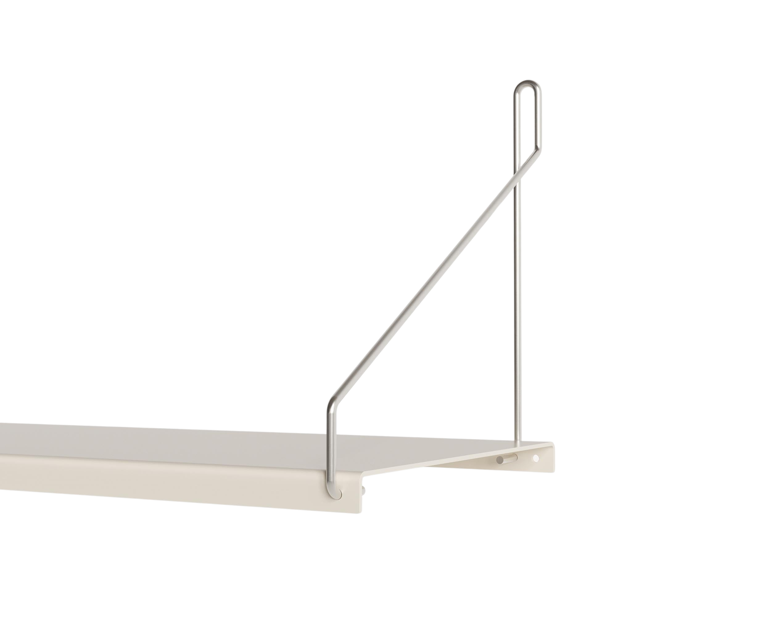 FRAMA - Single Shelf | Warm White Steel | D20 / W60 FRAMA