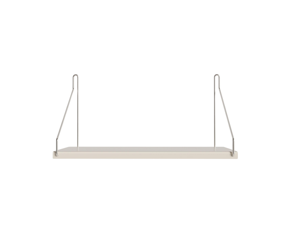 FRAMA - Single Shelf | Warm White Steel | D20 / W40