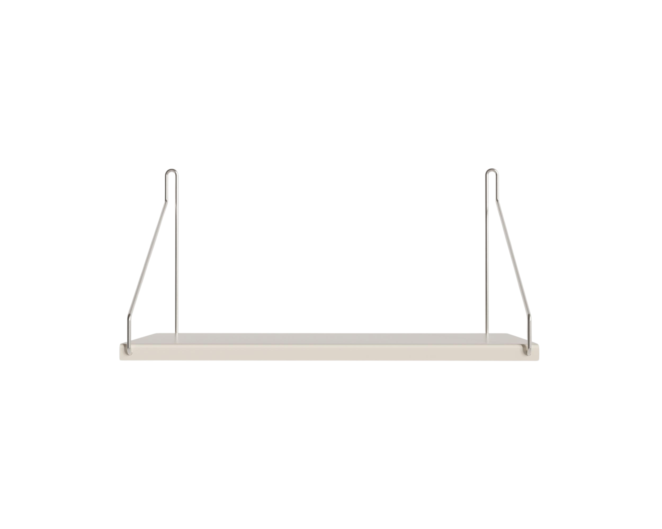 FRAMA - Single Shelf | Warm White Steel | D20 / W40 FRAMA