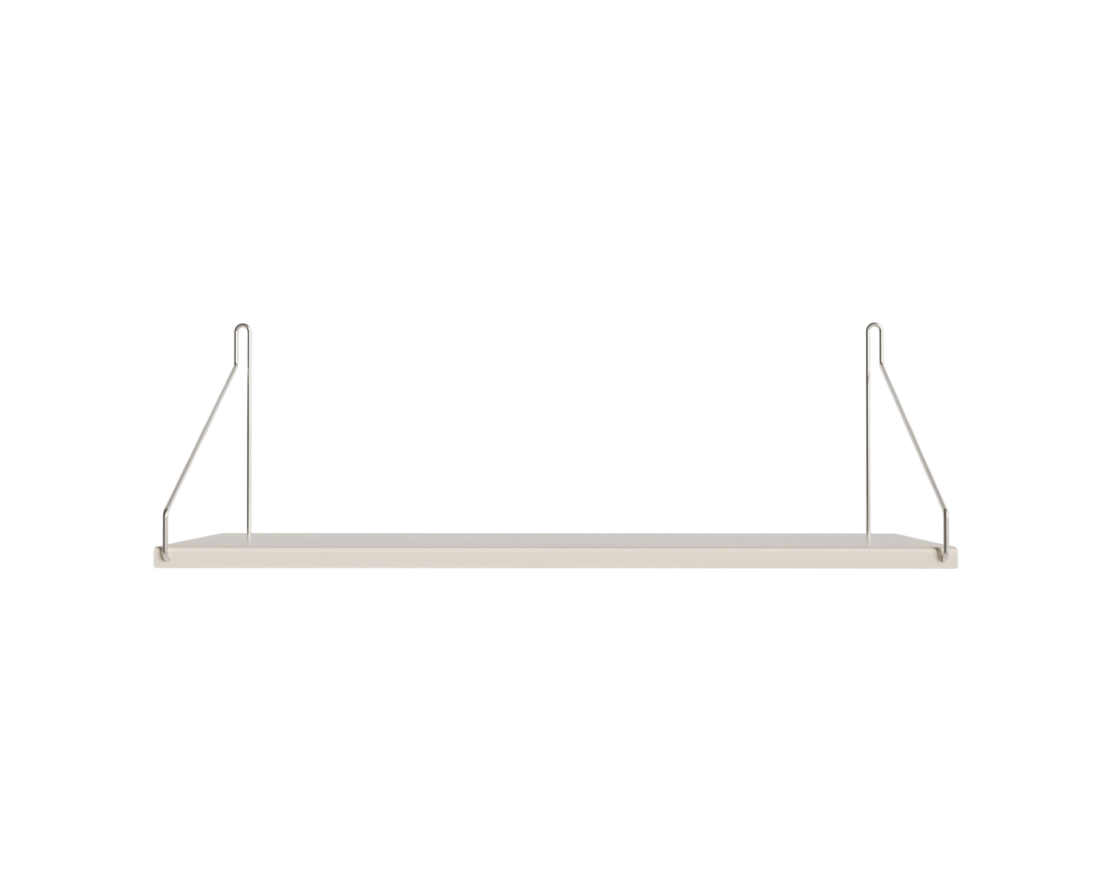 FRAMA - Single Shelf | Warm White Steel | D20 / W60