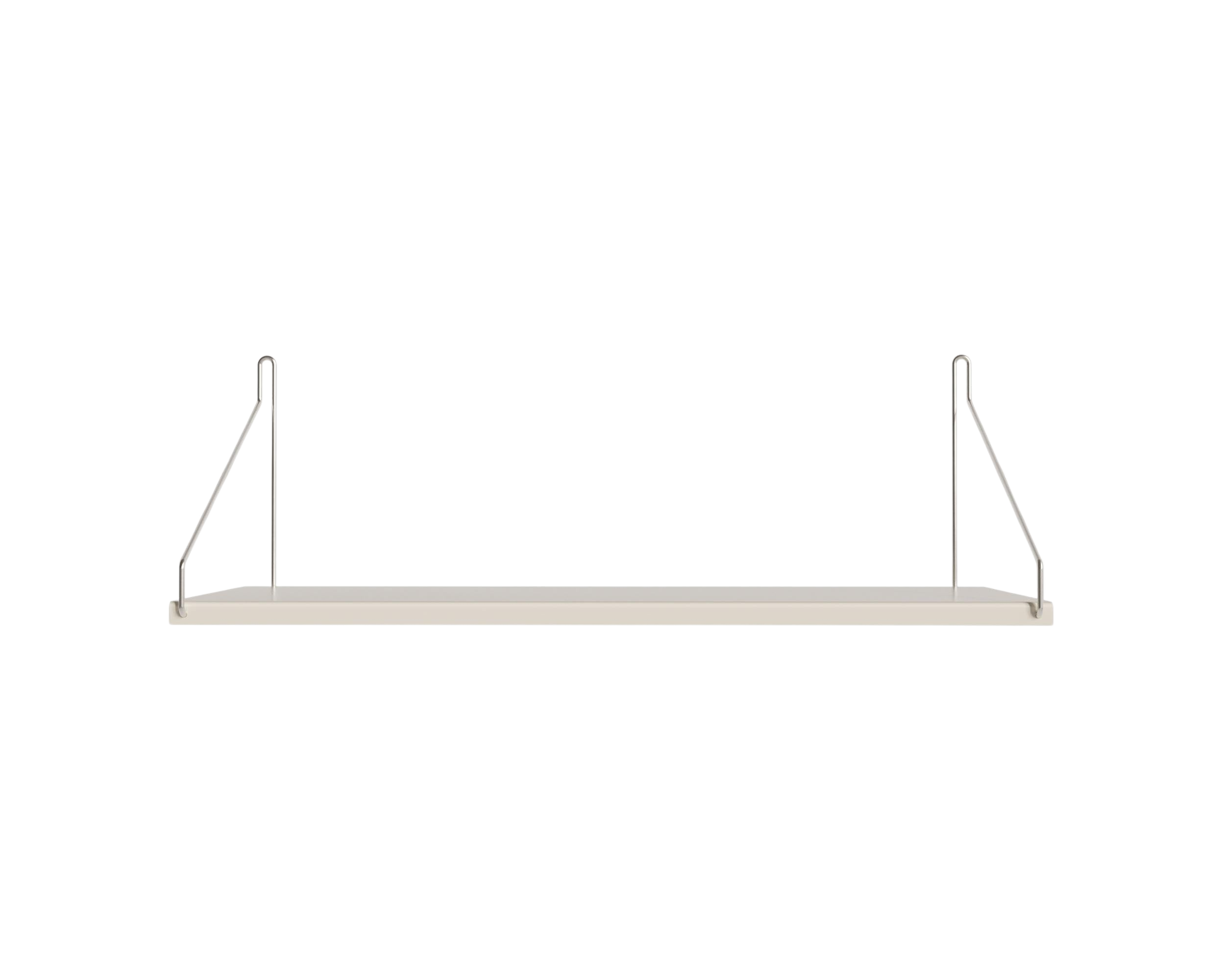 FRAMA - Single Shelf | Warm White Steel | D20 / W60