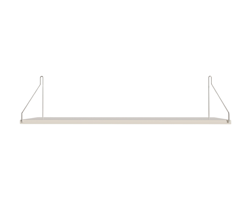 FRAMA - Single Shelf | Warm White Steel | D20 / W80