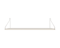 FRAMA - Single Shelf | Warm White Steel | D20 / W80