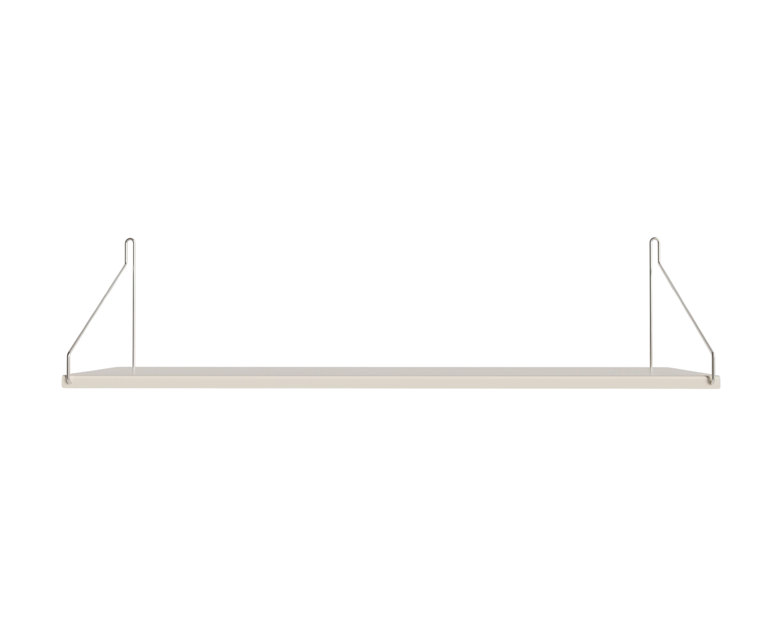 FRAMA - Single Shelf | Warm White Steel | D20 / W80