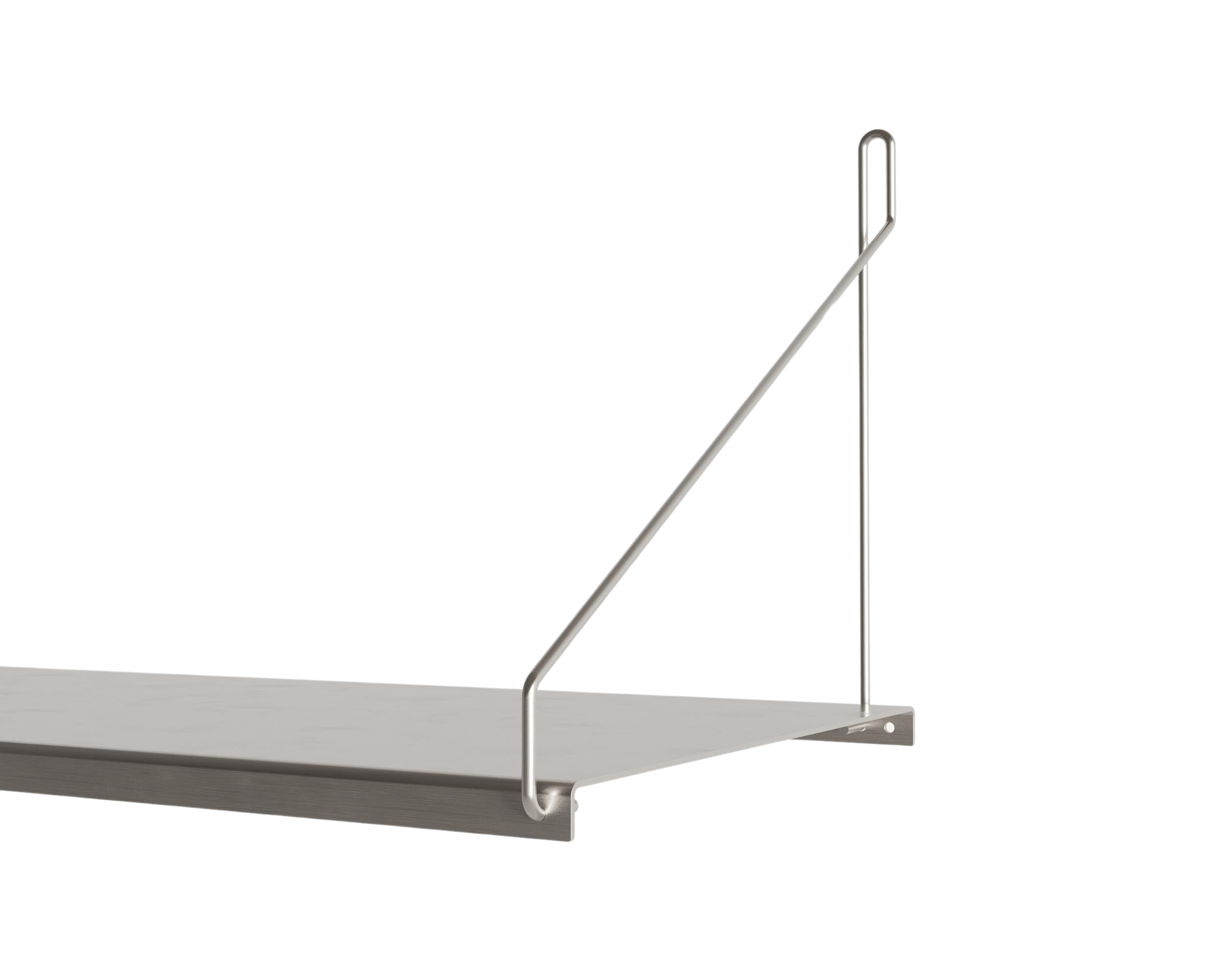 FRAMA - Single Shelf | Stainless Steel | D27 / W80