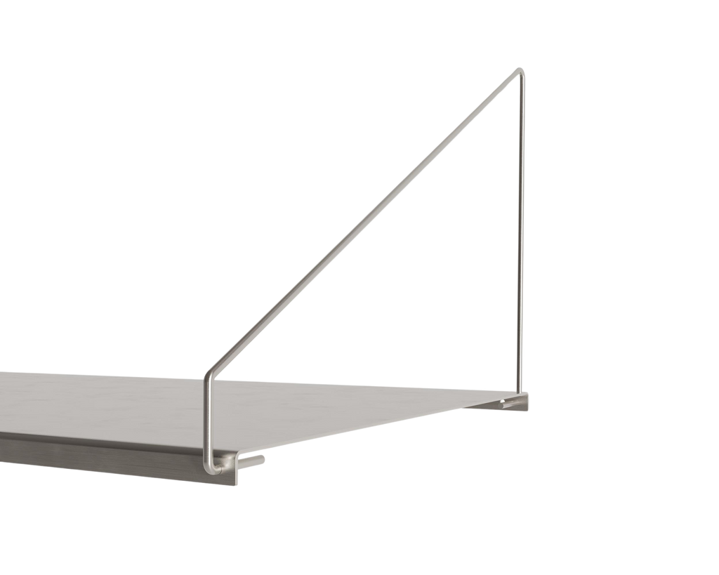 FRAMA - Shelf Library Desk Section | Stainless Steel | H185.2 / W80
