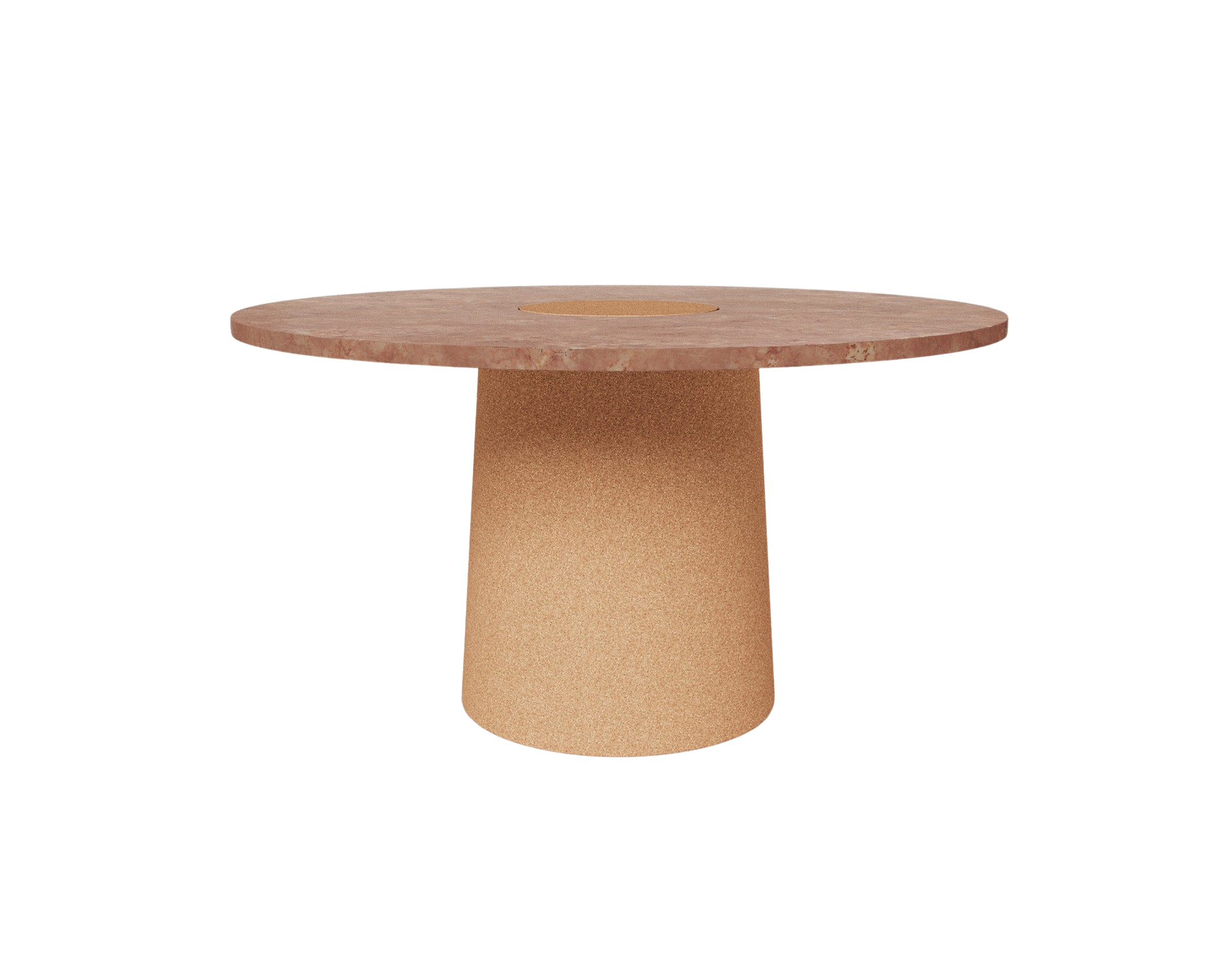 FRAMA - Sintra Dining Table | Red Limestone / Cork