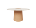 FRAMA - Sintra Dining Table | White Marble / Cork