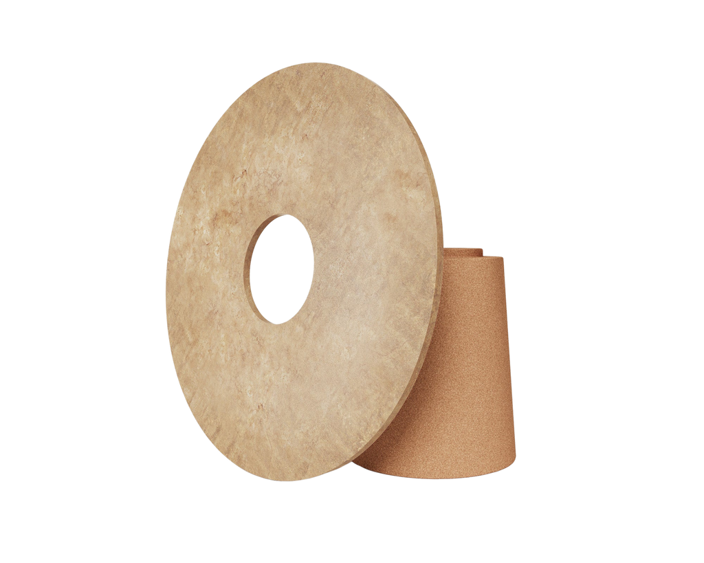 FRAMA - Sintra Dining Table | Yellow Limestone / Cork FRAMA