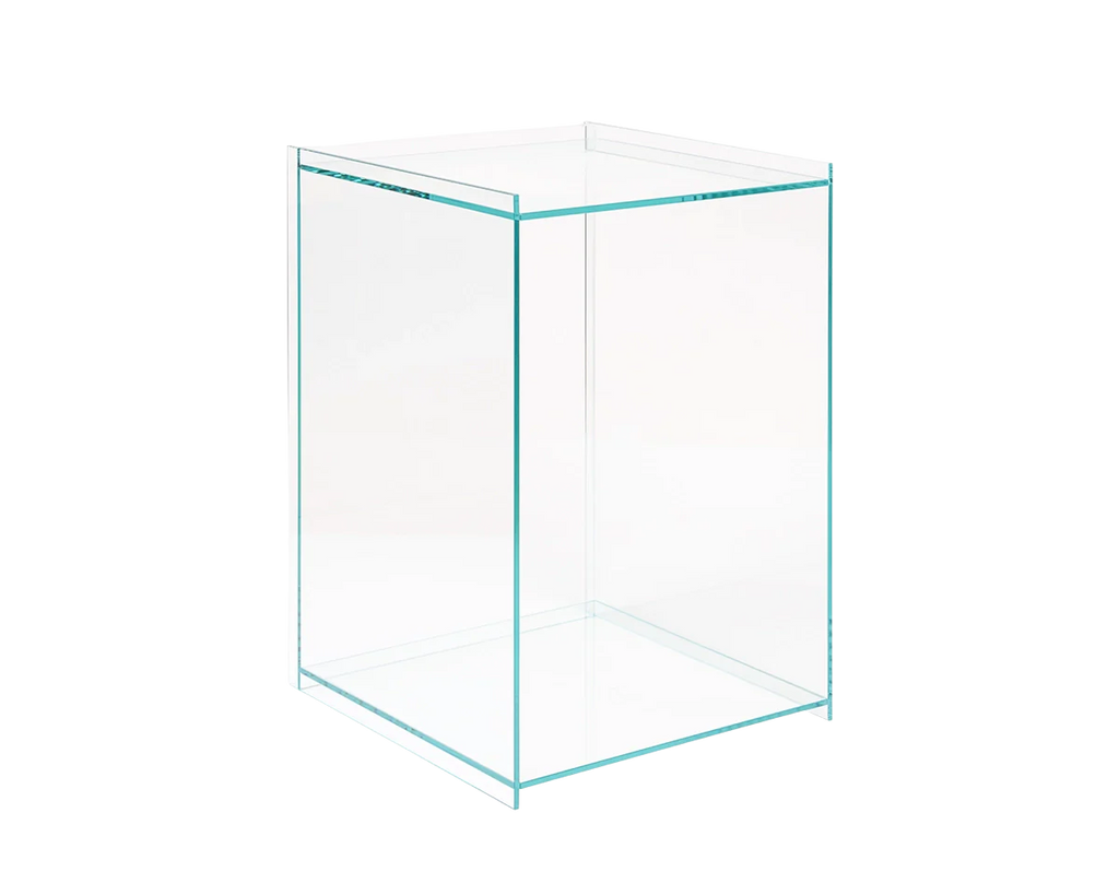 FRAMA - Rivet Box Table | Glass FRAMA