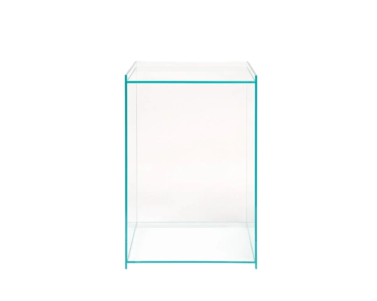 FRAMA - Rivet Box Table | Glass