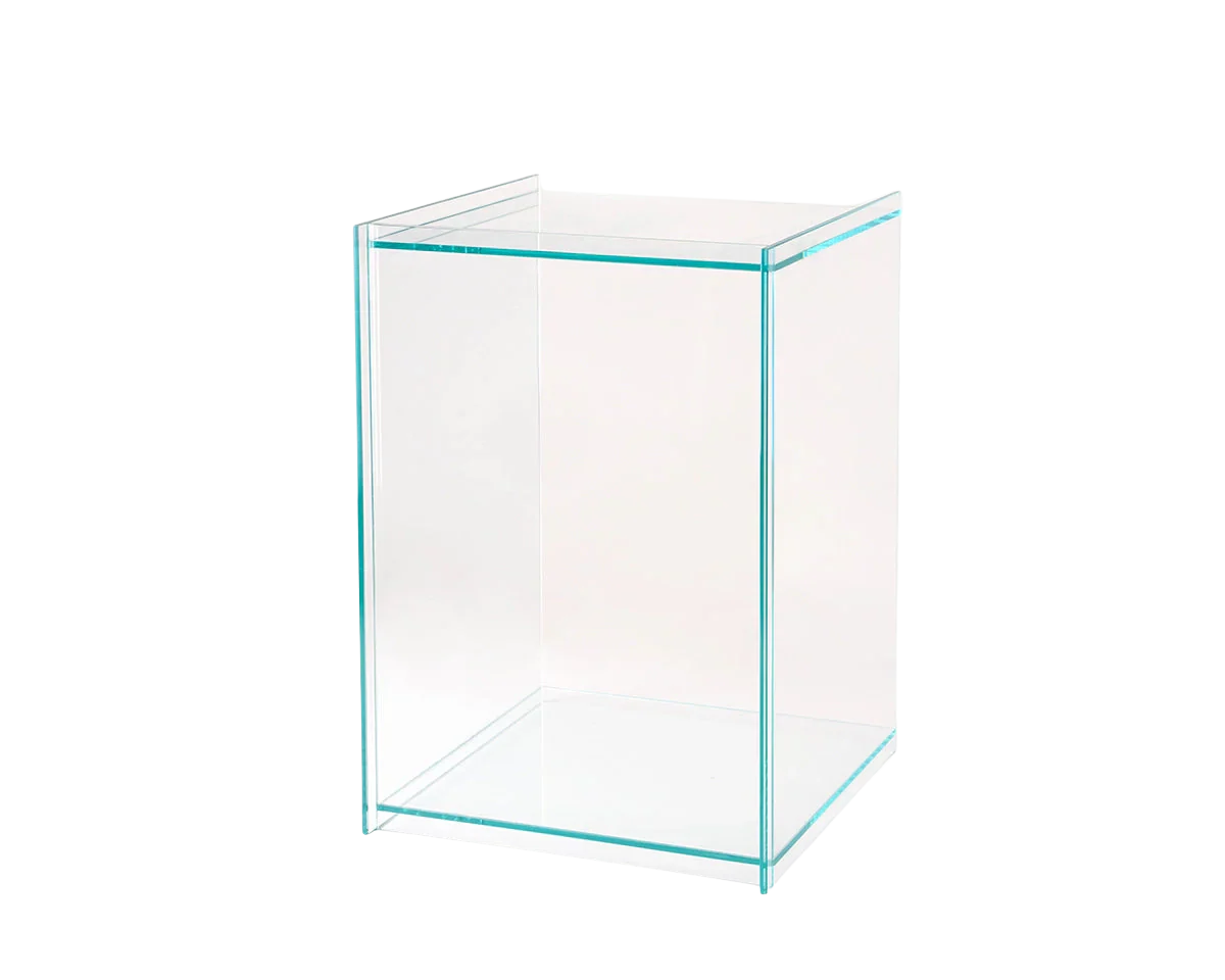 FRAMA - Rivet Box Table | Glass