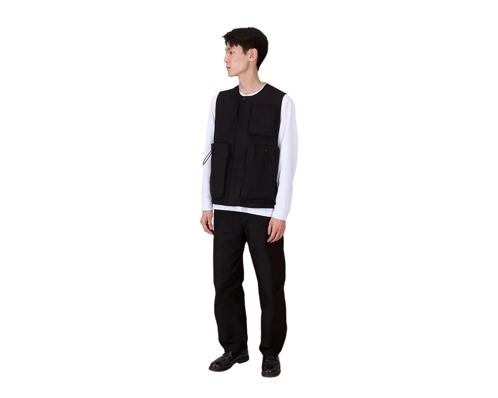 FRAMA - Toogood x FRAMA | Roper Gilet | Painted Cotton Green + Red